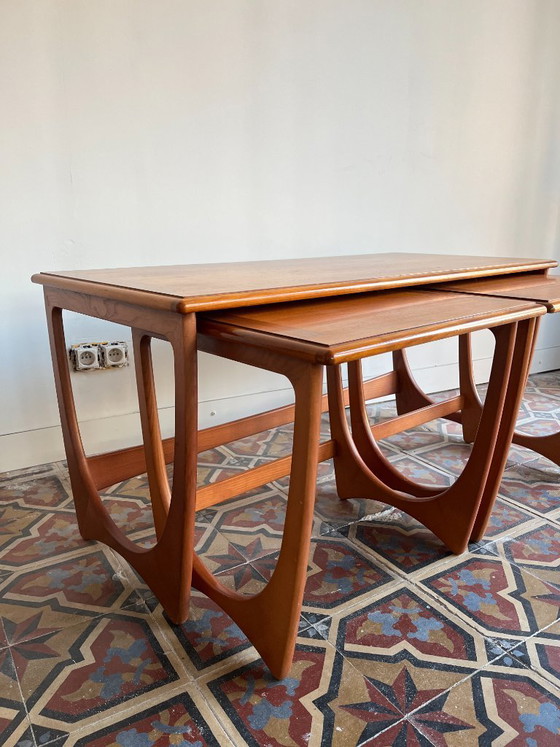 Image 1 of G-Plan nesting tables