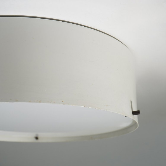Image 1 of White ceiling lamp by Bruno Gatta for Stilnovo, 1950s - 2 AVAILABLE