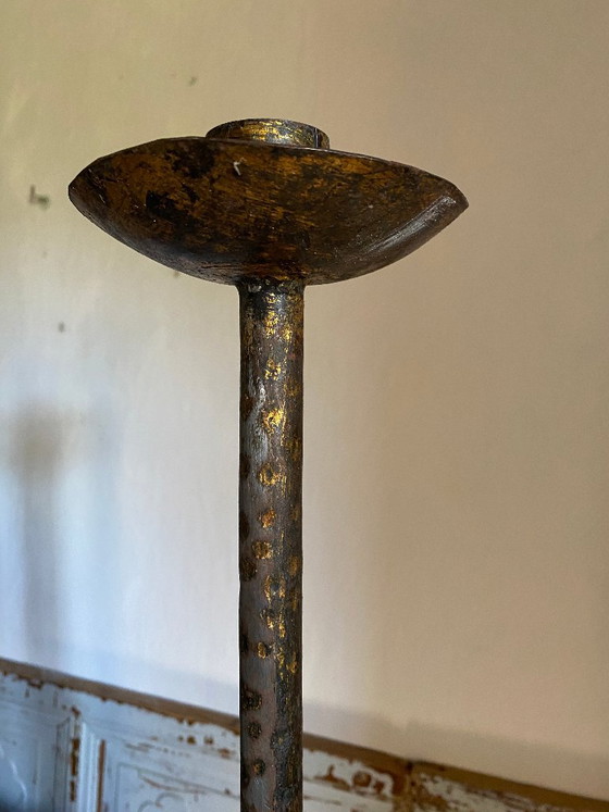 Candelabro de pie – vintage, Portavelas, Hierro (photo 12 of 13)