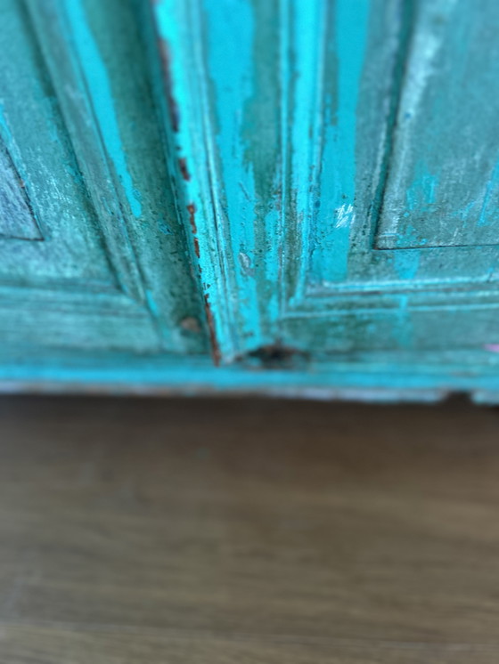 Image 1 of Unique Vintage Indian Cabinet (Almirah) - bohemian eye-catcher