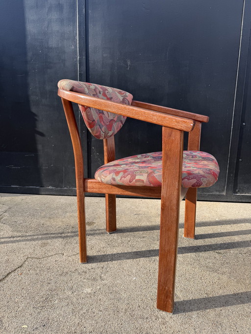 Danish-style armchair from the 1980s