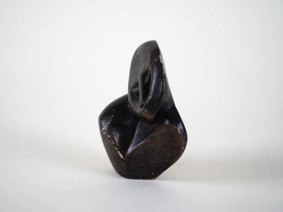 Image 1 of Sculpture abstraite en pierre, design danois, années 1980, fabriquée au Danemark