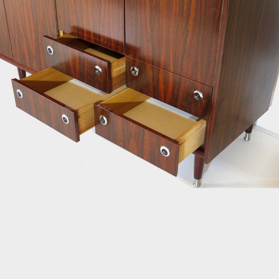 Image 1 of Large vintage 5-door mid-century design closet, 1960s