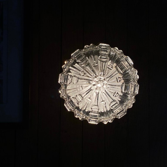 Image 1 of lampada da parete o da soffitto in vetro a oblò minimalista