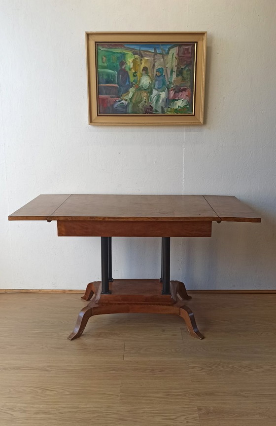 Image 1 of Großer, verstellbarer viktorianischer Tisch.