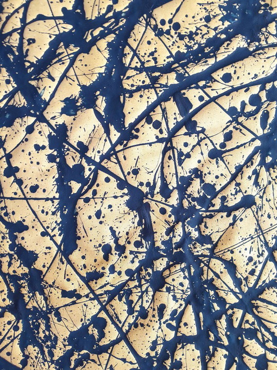Jürgen Angeler - Informalismo Blu Dorato – Dipinti e disegni, Tela (photo 7 of 18)