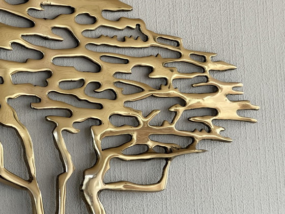 Image 1 of Scultura vintage in ottone "Bijan" degli anni '70