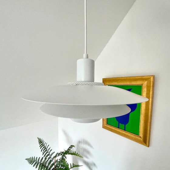 Image 1 of Jeka vintage Deens design LAMP witte schalenlamp Mid Century