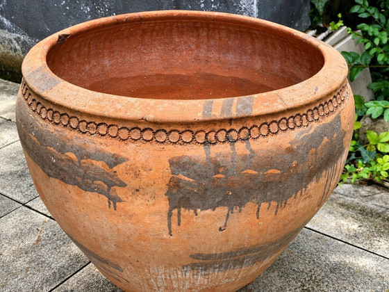 Sehr große antike spanische Terrakotta-Tinaja (Cocios) – Artisan, Dekorative Objekte, Ceramic (photo 5 of 9)
