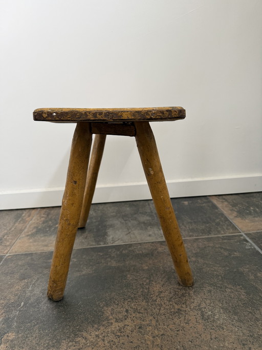 Vintage design stool SPA loft Jielde Eames brutalist loft 2 Prouvé Perriand