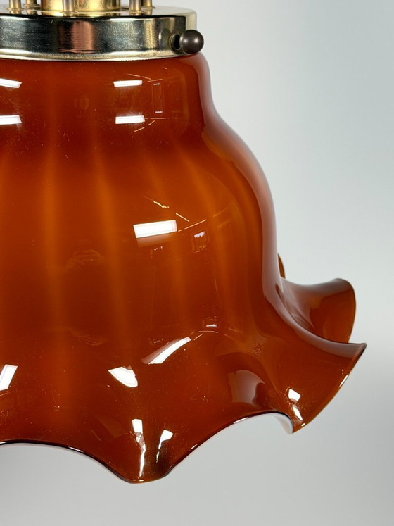 Image 1 of 60er 70er Jahre Peill & Putzler Germany Deckenlampe Glas Space Age Design