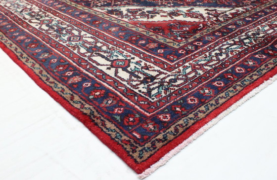 Image 1 of Handgeknoopt Perzisch tapijt Hamadan Patina 345x263