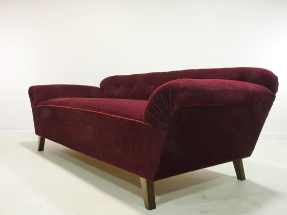 Image 1 of Canapé vintage avec pouf, canapé, années 60, Germany