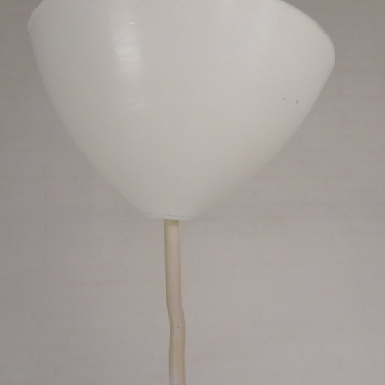 Murano hanglamp met afbeeldingen van speelkaarten in opaline glas, jaren 60 – Hanglampen (photo 16 of 22)