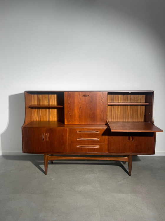 Victor B. Wilkins “Fresco” Teak Highboard for G-Plan – Mid-Century Modern – Sideboard (photo 4 of 7)