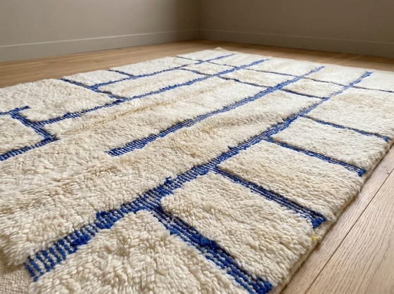 Alfombra bereber tradicional hecha a mano de 2/3 m – Aime Té, Wool (photo 4 of 7)