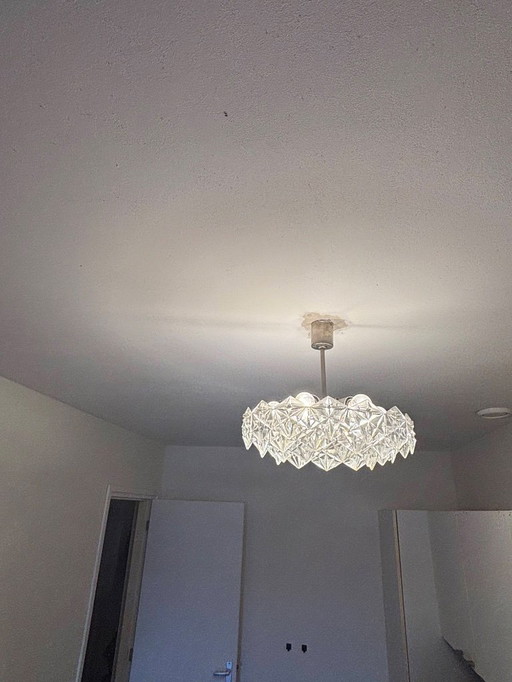 Glass chandelier