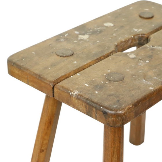 Image 1 of Character Milk Stool Solid Wood