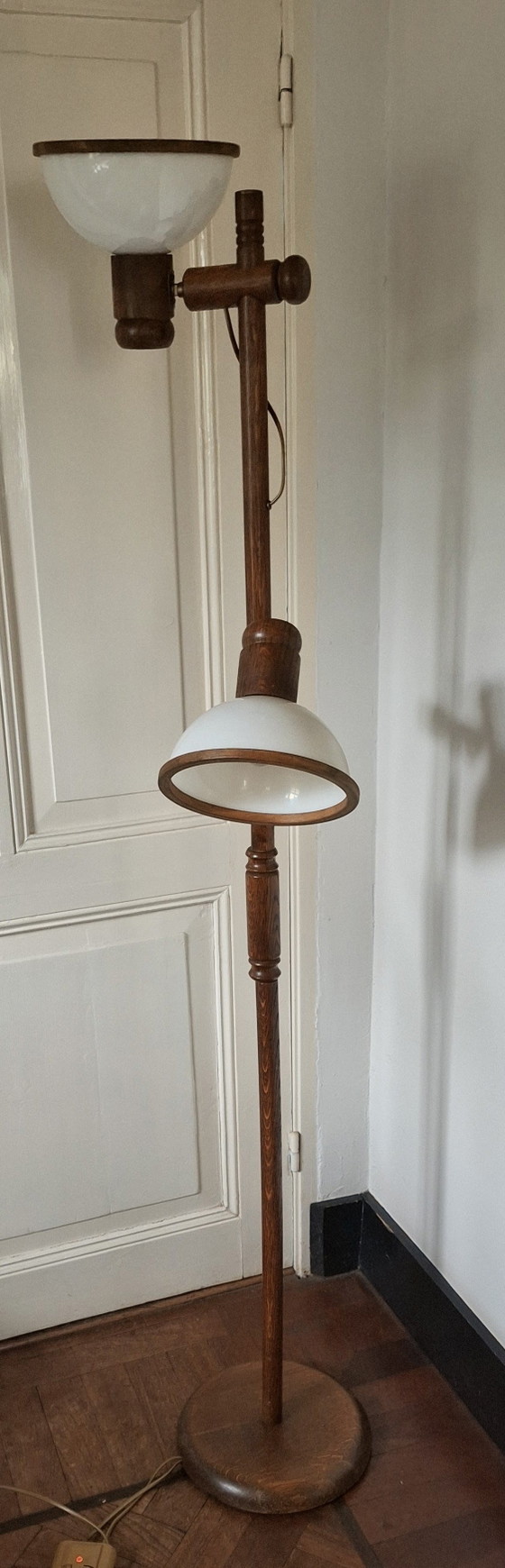 Steinmetz-Eichenpilz-Stehlampe – Steinhauer, Stehleuchten, Plastic, Wood (photo 14 of 14)