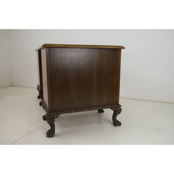 Image 1 of Vintage Art Nouveau freestanding writing desk, 1920s