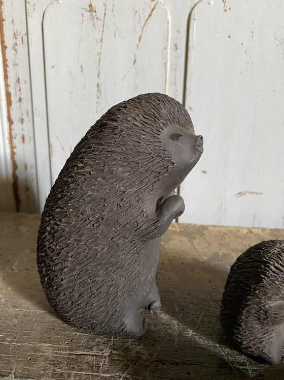 Danish vintage hedgehogs. Ellen Karlsen – Sculpture, Ceramic (photo 2 of 15)