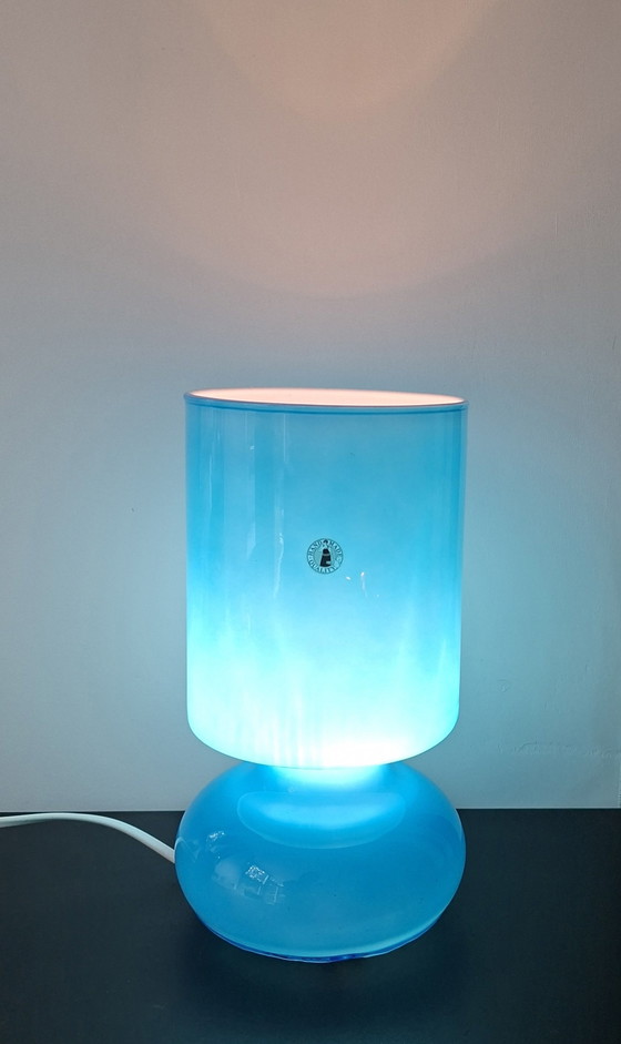 Lampada da tavolo vintage Lykta di Ikea, color turchese, risalente agli anni '90. – Lampade da tavolo, Glass (photo 4 of 6)