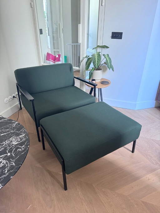 Studio Henk Co Chaise longue + Ottoman