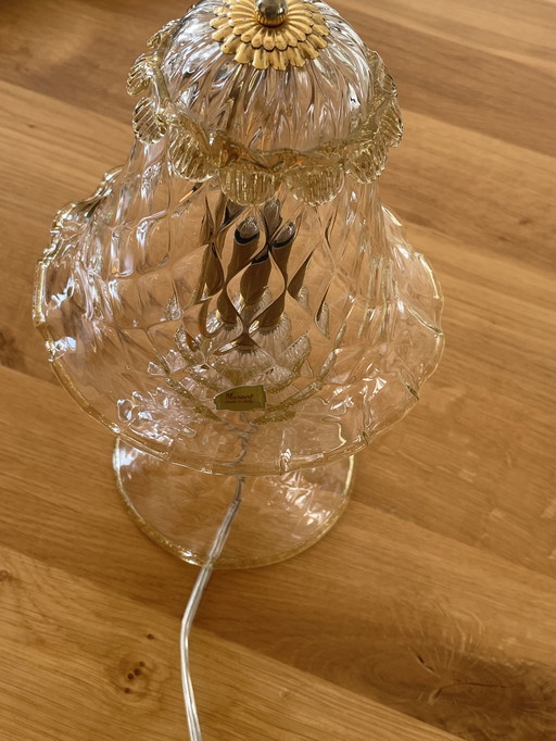 Lampe pratique de Murano en parfait état