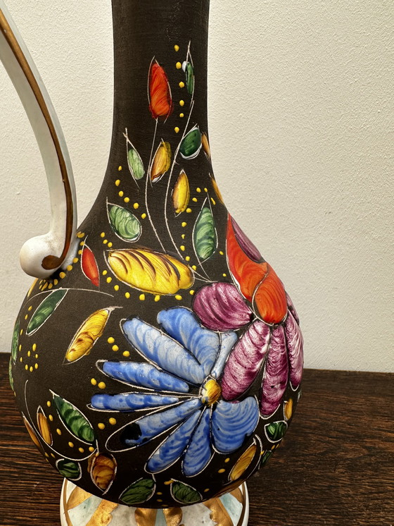Image 1 of Vintage Soliflore Vase/Aiguillere - Hubert Becquet Quaregnon