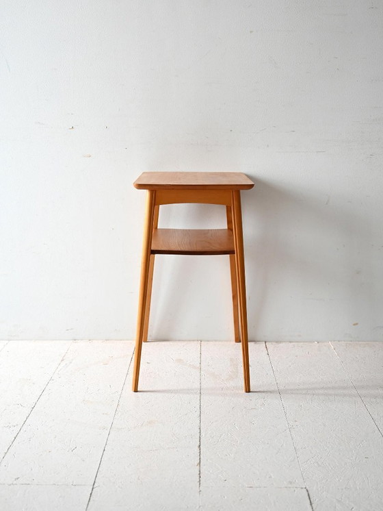 Image 1 of Table basse scandinave des années 1960 en pin massif