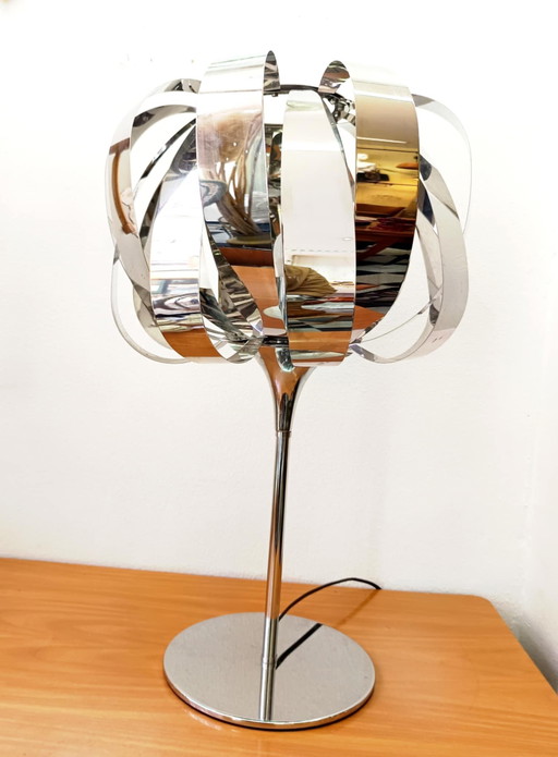 Space Age Lamp Chromed Metal