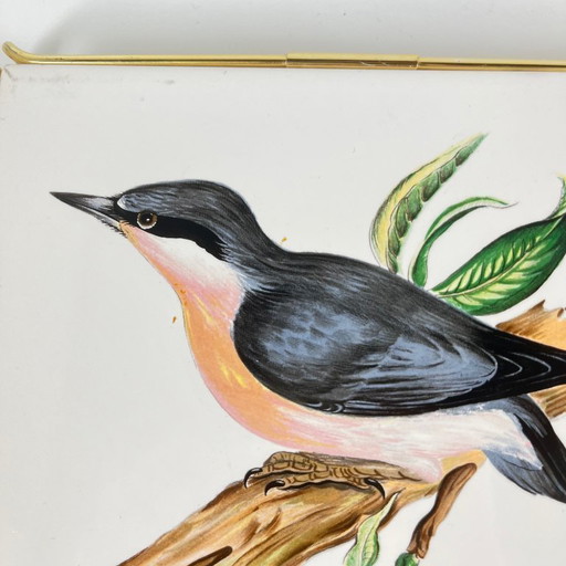 Villeroy & Boch grey bird trivet, 1950