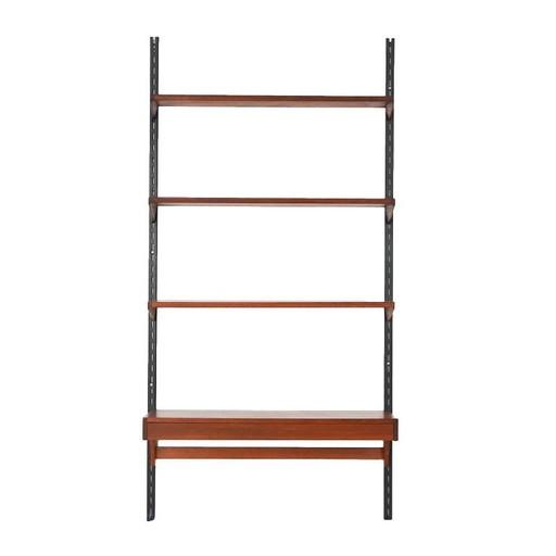 Teak modular shelving unit, Danish design, 1960s, designer: Kai Kristiansen, manufacturer: FM Møbler