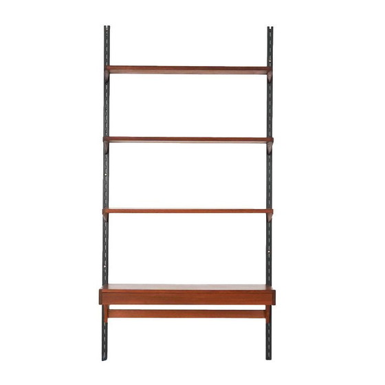 Image 1 of Teak modular shelving unit, Danish design, 1960s, designer: Kai Kristiansen, manufacturer: FM Møbler