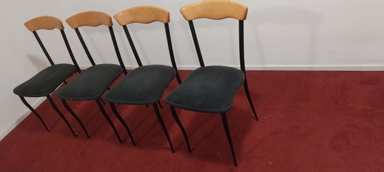 Image 1 of 4 chaises de salle à manger
