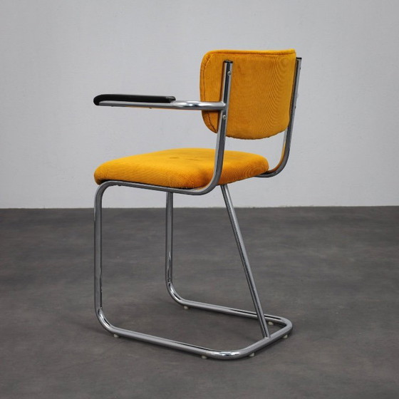 Image 1 of Sedia in acciaio tubolare Gispen 207 di W.H. Gispen, Paesi Bassi, anni '50