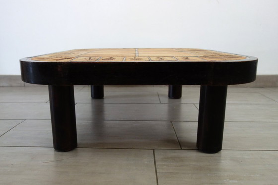 Image 1 of Herbier Coffee Table by Roger Capron, Vallauris, 1970s