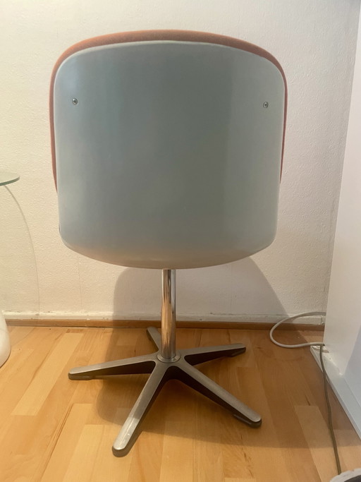 Sedia per visitatori Wilkhahn 231/5 – Arancione – Stile vintage Space Age anni '70 – kuipstoelen, Aluminium (photo 2 of 5)