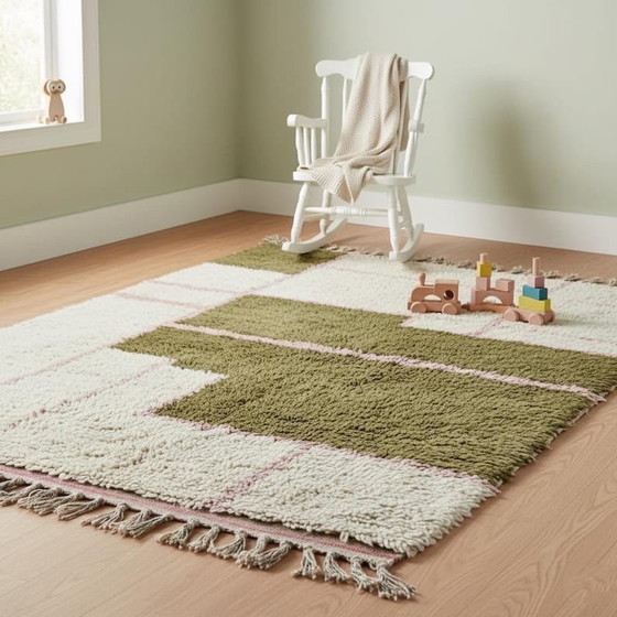 Image 1 of Traditioneller handgeknüpfter Berberteppich, 2,5 x 1,5 m