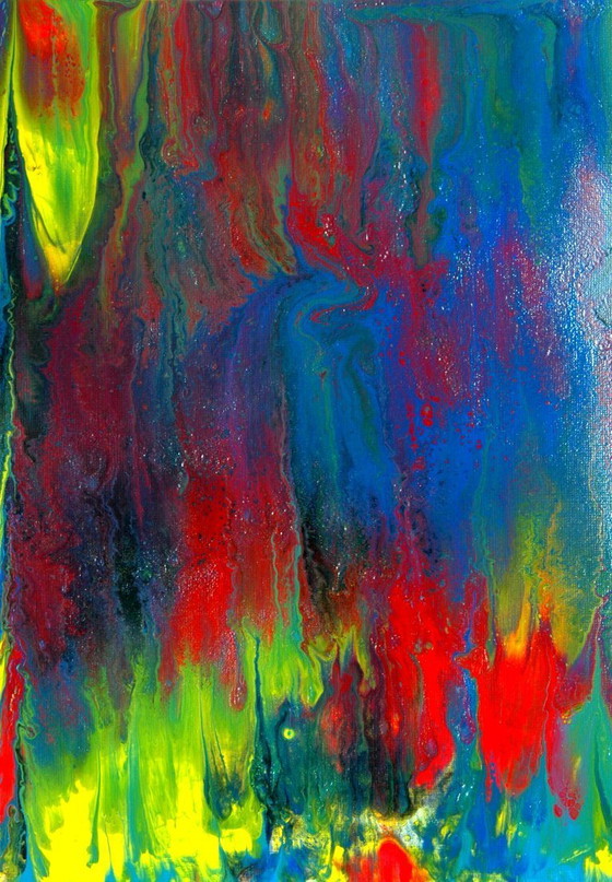 Image 1 of CB. Collage of paintings 12