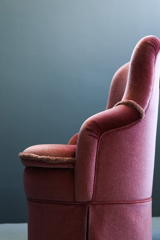 Image 1 of Set di due sedie da boudoir vintage