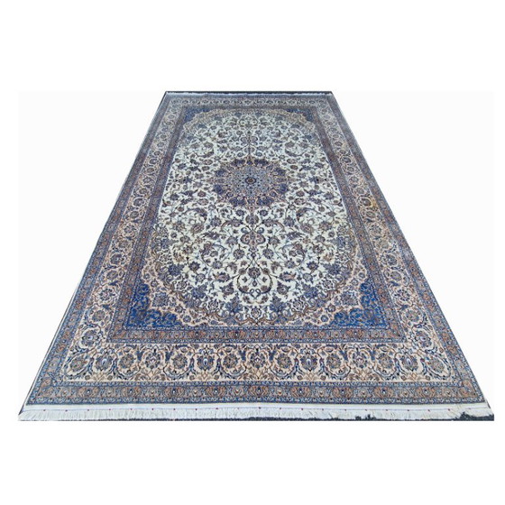 Large Oriental Rug | Hand-Knotted Wool & Silk on Cotton | Floral Pattern | 190 × 127 in – Rugs & carpets (photo 3 of 12)