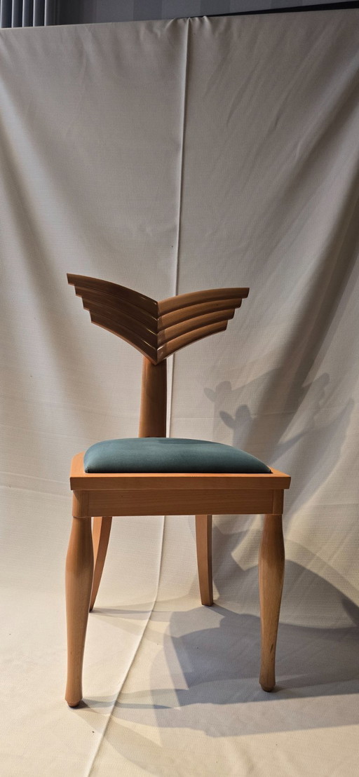 Lot de 2 Giorgetti : Chaises "Olimpia" - Design Massimo Scolari - Premier propriétaire