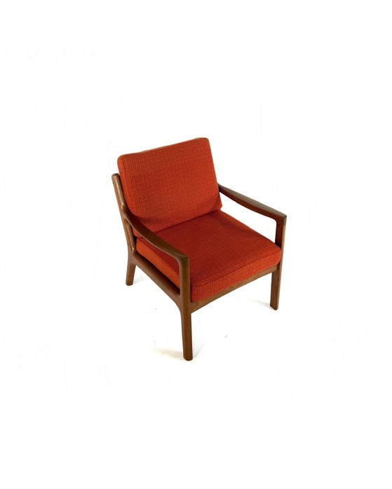 Image 1 of Vintage Deense teakhouten fauteuil, France & Son ‘70