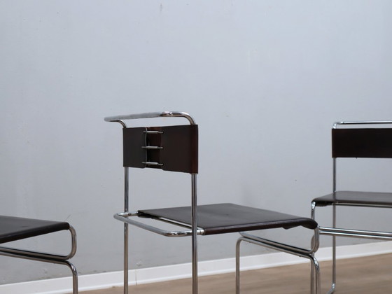 Image 1 of Set of 4 Giovanni Carini "Libellula" Chairs for Planula, Italy 1970s