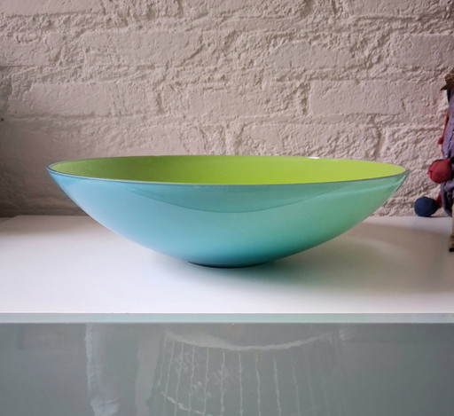 Large glass bowl