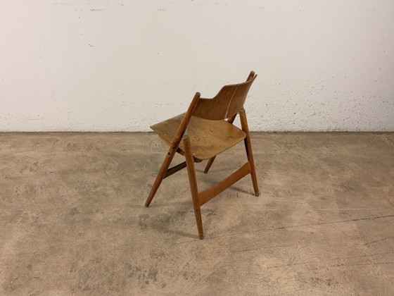 Image 1 of SE18 klapstoelen van Egon Eiermann voor Wilde & Spieth, set van 3