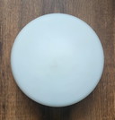 Vintage RZB Leuchten Plafonnière Opaline Glas Wit uit de Jaren '60.