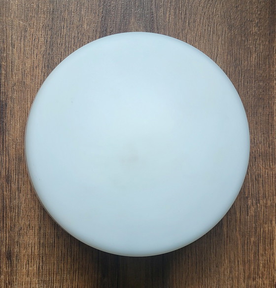 Image 1 of Vintage RZB Leuchten Ceiling Light Opaline Glass White from the 1960s.