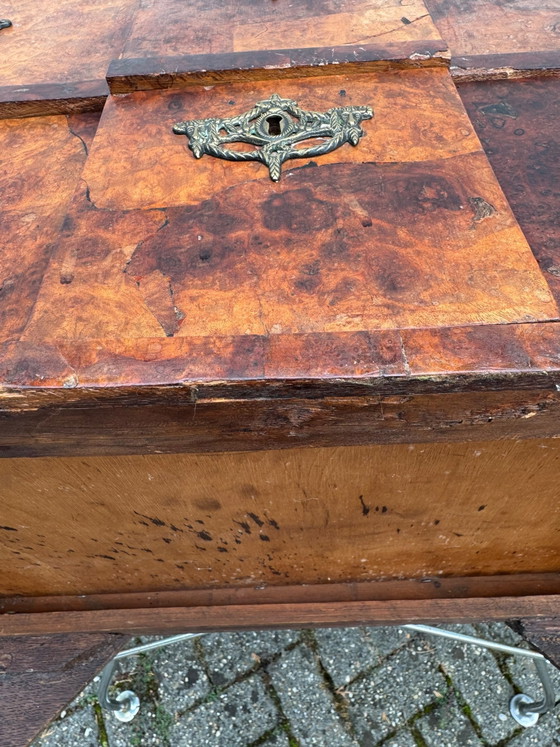Vintage Wortelhouten Ladekasten – Wood, Brass (photo 12 of 15)